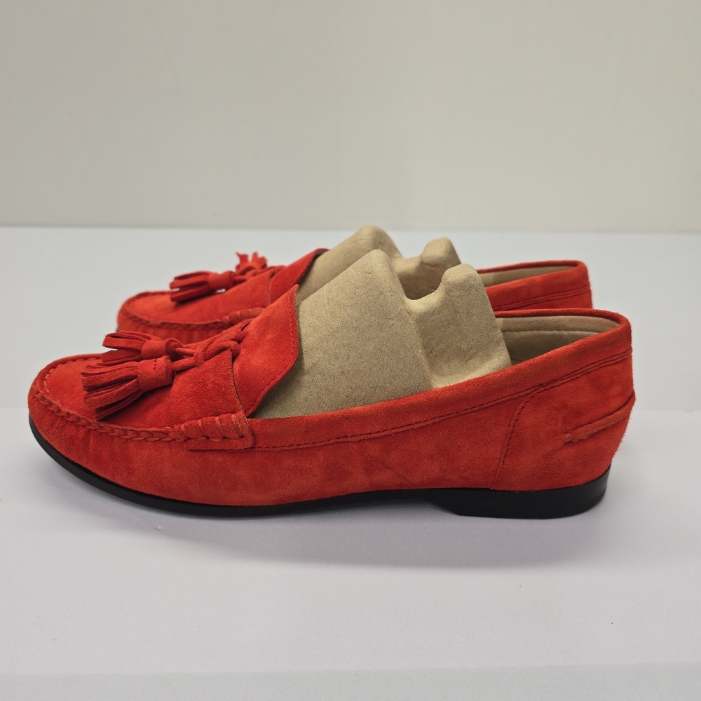 Cole Haan Womens‎ W10220 Red Suede Tassel Loafers Size 8.5 B Grand.OS - Picture 3 of 7
